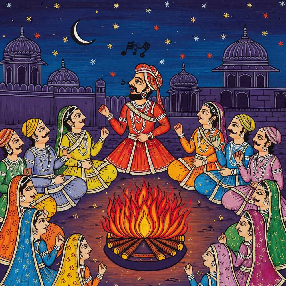Rajasthani Night Gathering – Folk Music and Dance Art