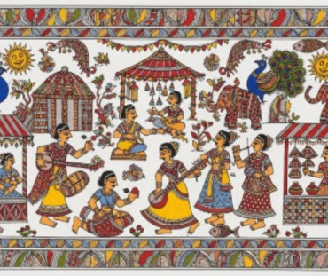 Village festival Madhubani Art (5)
