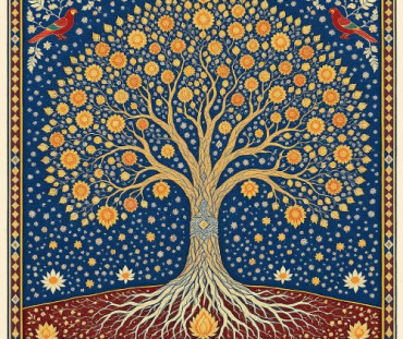 Kalamkari Art – Tree of Life Design