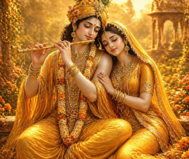 DIVINE HARMONY IN A GOLDEN GARDEN