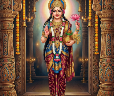 LAKSHMI TEMPLE ENTRANCE ROGAN ART 6