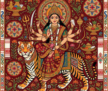MAA DURGA ASSAMESE ART 1