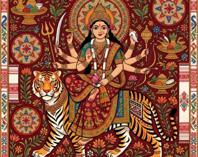 MAA DURGA ASSAMESE ART 1