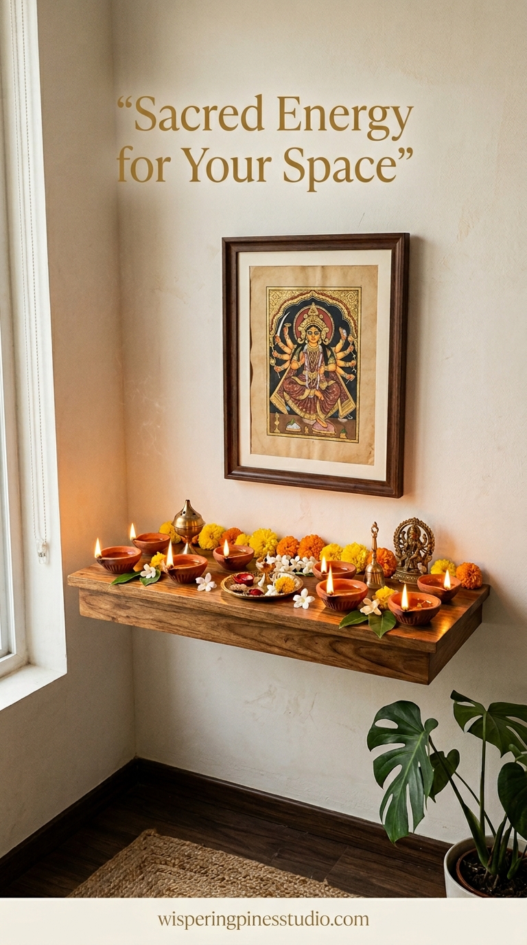 Assamese Folk Art Durga Print – Religious Gift Idea - Image 4