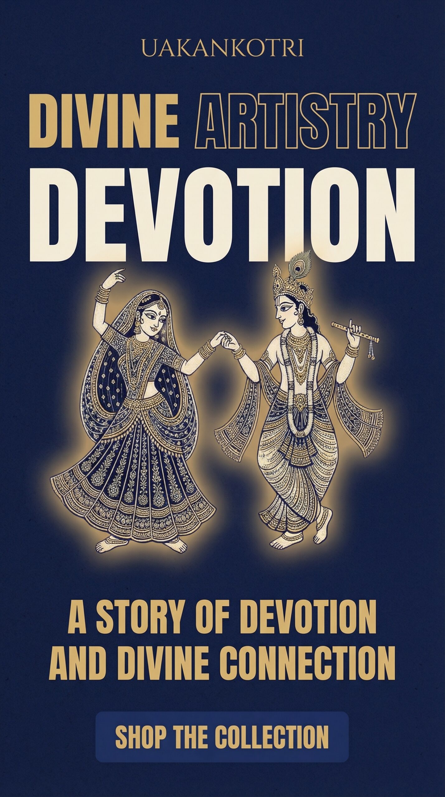 Radha Krishna Moonlight Art - Image 3