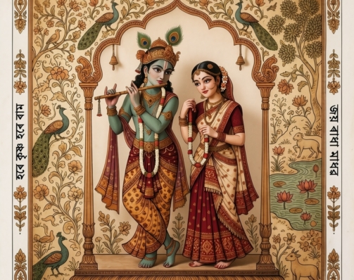 RADHA KRISHNA ASSAMESE STTRIYA ART 5