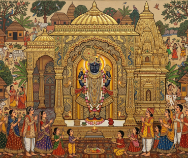 DWARKADHISH MADUBANI AND TANJORE ART 1