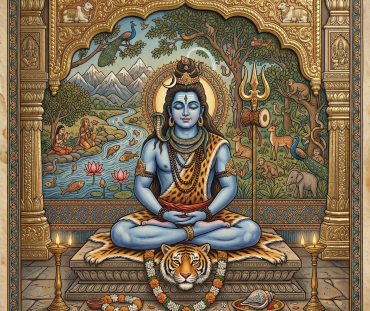 SHIVA MEDITATION SCENE M-T FUSION ART 6