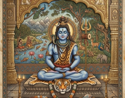 SHIVA MEDITATION SCENE M-T FUSION ART 6