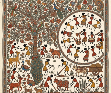 WARLI AND MADHUBANI VILLAGE CELEBRATION 3