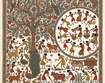 WARLI AND MADHUBANI VILLAGE CELEBRATION 3