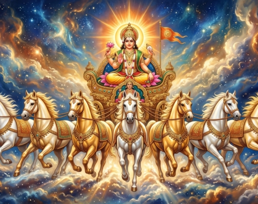 SURYADEV RIDING SEVEN HORSES 1