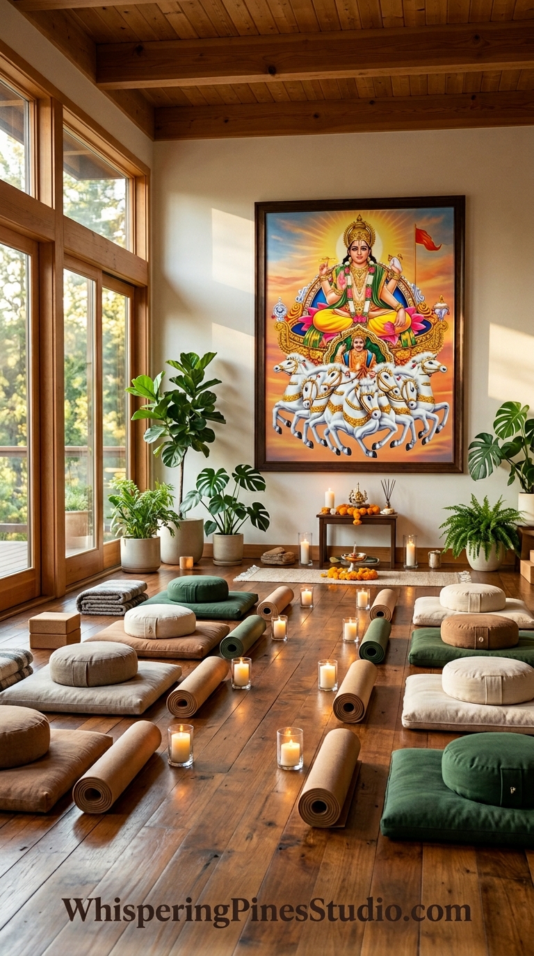 Surya Dev Riding Seven Horses – Divine Hindu Sun God Digital Download | Spiritual Wall Art | Vedic Sacred Artwork - Image 5